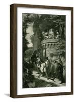 The Rose / The artist's journey-Moritz Ludwig von Schwind-Framed Giclee Print