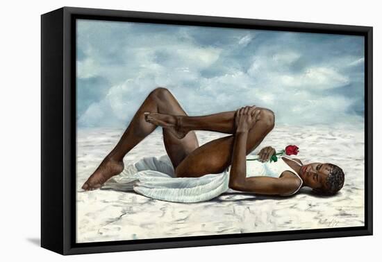 The Rose-Merryl Jaye-Framed Stretched Canvas