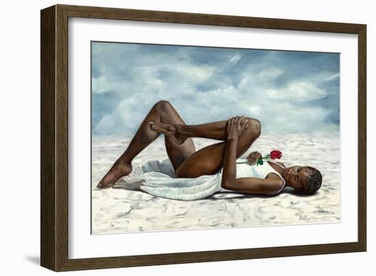 The Rose-Merryl Jaye-Framed Art Print