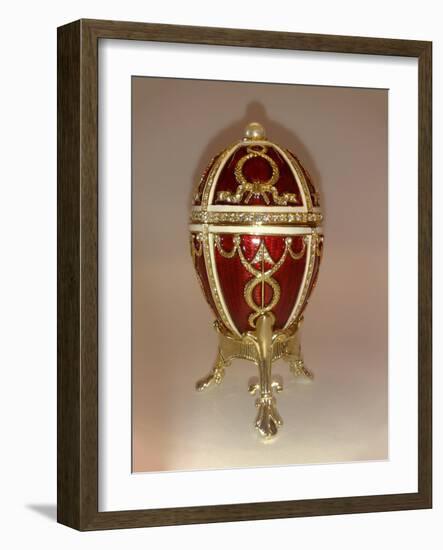 The Rosebud Egg, 1895-Michail Yevlampievich, Perkhin-Framed Giclee Print