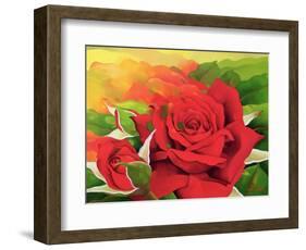 The Roses in the Festival of Light, 2003-Myung-Bo Sim-Framed Giclee Print