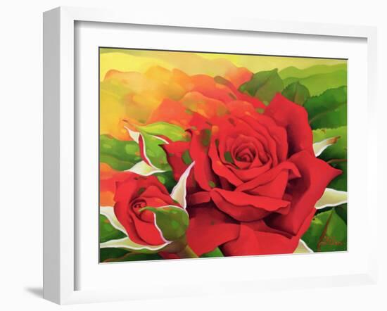 The Roses in the Festival of Light, 2003-Myung-Bo Sim-Framed Giclee Print