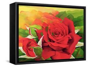 The Roses in the Festival of Light, 2003-Myung-Bo Sim-Framed Stretched Canvas