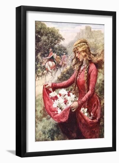 The Roses of St. Elisabeth-Arthur C. Michael-Framed Giclee Print