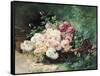The Roses-Albert Tibule Furcy de Lavault-Framed Stretched Canvas