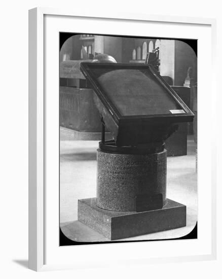 The Rosetta Stone, British Museum, London, C1890-Newton & Co-Framed Photographic Print