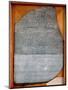 The Rosetta Stone, from Fort St. Julien, El-Rashid (Rosetta) 196 BC-null-Mounted Giclee Print