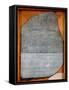 The Rosetta Stone, from Fort St. Julien, El-Rashid (Rosetta) 196 BC-null-Framed Stretched Canvas