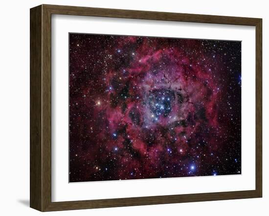 The Rosette Nebula-Stocktrek Images-Framed Photographic Print