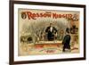 The Rossow Midgets Boxing Match Theatre Poster-Lantern Press-Framed Premium Giclee Print