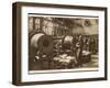 The Rotary Annealing Room Where Blanks are Softened in the Red Hot Furnaces-null-Framed Photographic Print