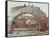 The Rotherhithe Tunnel under Construction, London, 1906-null-Framed Stretched Canvas