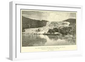 The Rotomahana Terraces and Hot Springs, New Zealand, Destroyed by an Earthquake on 10 June 1886-null-Framed Giclee Print