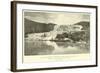 The Rotomahana Terraces and Hot Springs, New Zealand, Destroyed by an Earthquake on 10 June 1886-null-Framed Giclee Print
