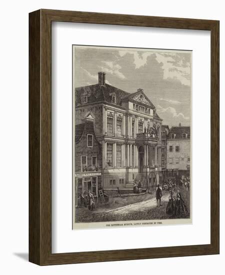 The Rotterdam Museum, Lately Destroyed by Fire-null-Framed Giclee Print