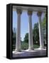 The Rotunda Designed by Thomas Jefferson, University of Virginia, Virginia, USA-Alison Wright-Framed Stretched Canvas
