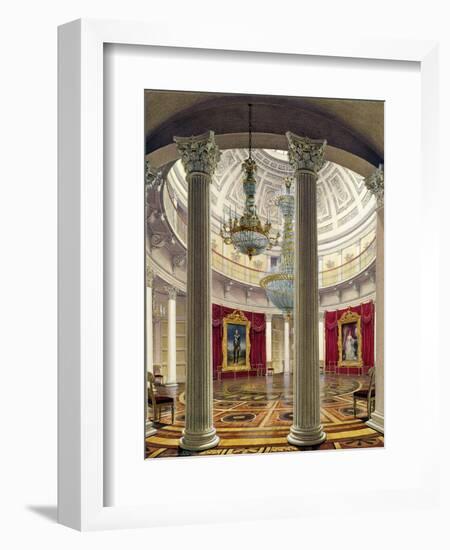 The Rotunda, Winter Palace, 1862-Eduard Hau-Framed Giclee Print