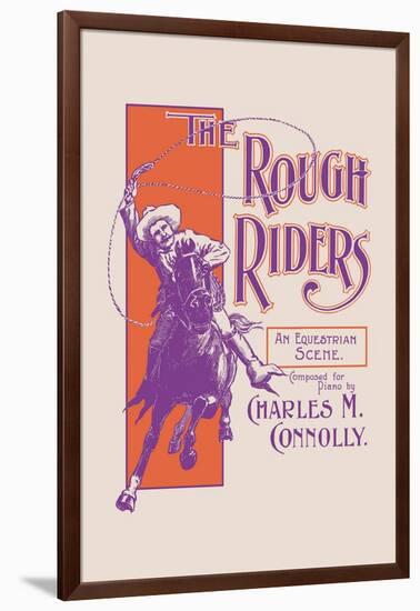 The Rough Riders: An Equestrian Scene-null-Framed Art Print