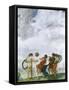 The Round Dance, 1909-Franz von Stuck-Framed Stretched Canvas