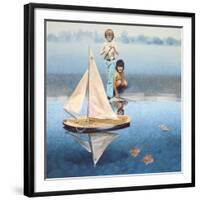 The Round Pond, 1975-Sandra Lawrence-Framed Giclee Print