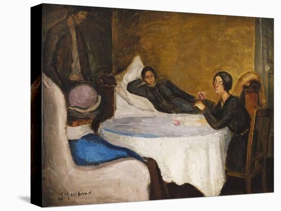 The Round Table; La Table Ronde, 1936-Jean Marchand-Stretched Canvas