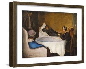 The Round Table; La Table Ronde, 1936-Jean Marchand-Framed Giclee Print