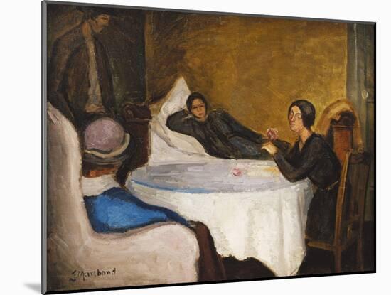 The Round Table; La Table Ronde, 1936-Jean Marchand-Mounted Giclee Print