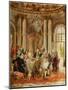 The Round Table of Frederick II at Sanssouci (Sketc), 1848-Adolph Friedrich von Menzel-Mounted Giclee Print