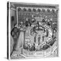 The Round Table of King Artus of Brittany, 14th Century-null-Stretched Canvas