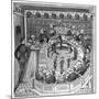 The Round Table of King Artus of Brittany, 14th Century-null-Mounted Giclee Print