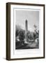 The Round Tower of Clondalkin, County Dublin, Ireland, 1829-R Brandard-Framed Giclee Print