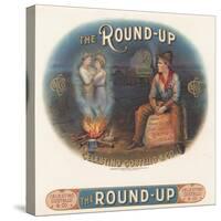 The Round-Up-Art Of The Cigar-Stretched Canvas