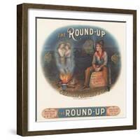 The Round-Up-Art Of The Cigar-Framed Giclee Print