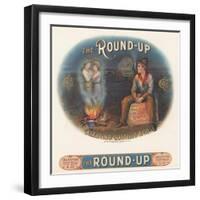 The Round-Up-Art Of The Cigar-Framed Giclee Print