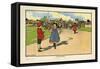 The Roundabout-Charles Robinson-Framed Stretched Canvas