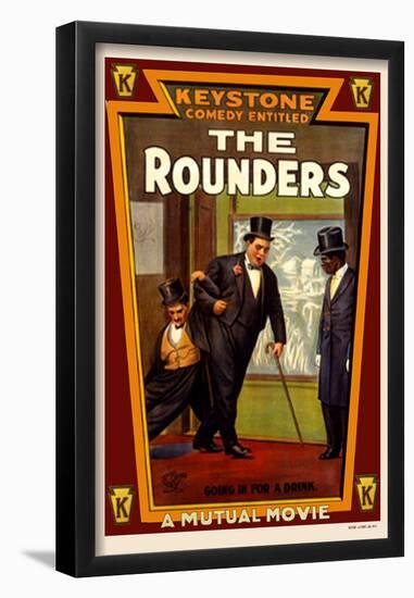 The Rounders Movie Charlie Chaplin-null-Framed Poster