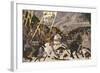 The Rout of San Romano, circa 1438-40 (Tempera on Poplar)-Paolo Uccello-Framed Giclee Print