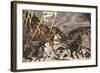 The Rout of San Romano, circa 1438-40 (Tempera on Poplar)-Paolo Uccello-Framed Giclee Print