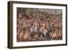 The Rout of the Pisans at Torre San Vincenzo, 1568-1571-Giorgio Vasari-Framed Giclee Print