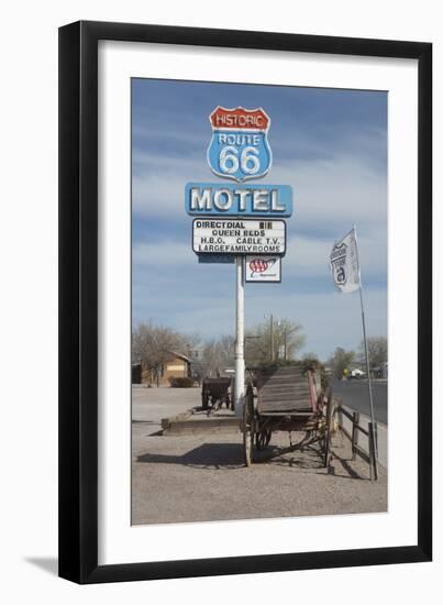 The Route 66 Motel, Seligman, Arizona, United States of America, North America-Ethel-Framed Photographic Print