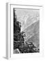 The Route to Tibet, Near Rogi, Through the Upper Satlej Valley, 1895-null-Framed Giclee Print