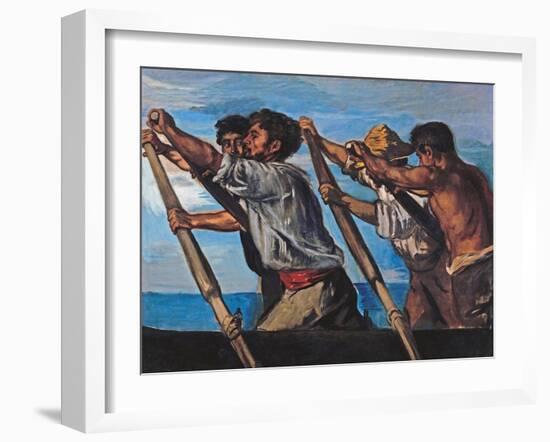 The Rowers-Hans Von Marees-Framed Giclee Print