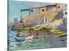 The Rowing Boat, Valetta, Malta, 2015-Andrew Macara-Stretched Canvas