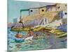 The Rowing Boat, Valetta, Malta, 2015-Andrew Macara-Mounted Giclee Print