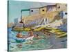 The Rowing Boat, Valetta, Malta, 2015-Andrew Macara-Stretched Canvas