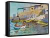 The Rowing Boat, Valetta, Malta, 2015-Andrew Macara-Framed Stretched Canvas