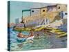 The Rowing Boat, Valetta, Malta, 2015-Andrew Macara-Stretched Canvas