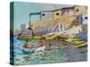 The Rowing Boat, Valetta, Malta, 2015-Andrew Macara-Stretched Canvas