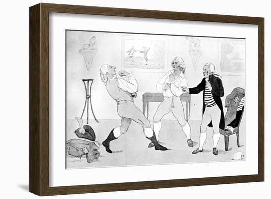 The Royal Academy, 1786-null-Framed Giclee Print