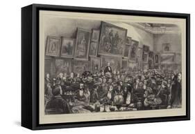 The Royal Academy Banquet-Henry Woods-Framed Stretched Canvas